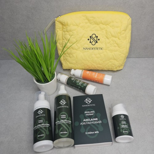 AZELO PEELING SYSTEM Система ухода с азело-пилингом косметичка в подарок